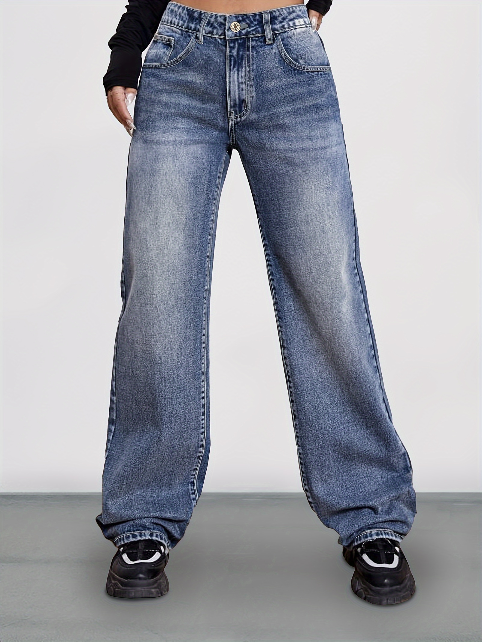 Denim Six Pocket Jeans - Temu