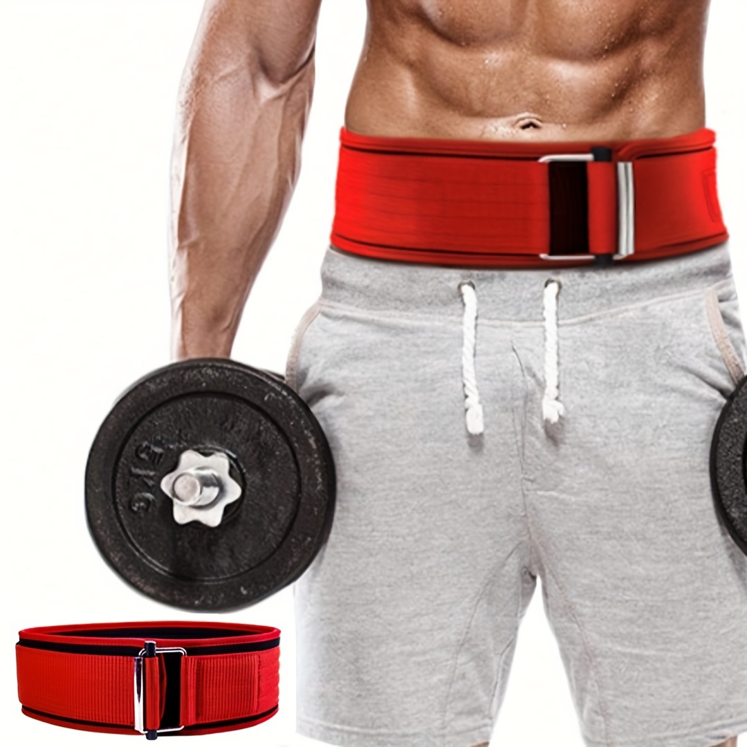 Leather Weight Lifting Belts for Men, Gym Belt for Weight Lifting, Lower  Waist Back Support for Powerlifting Weightlifting Heavy Duty Workout  Strength