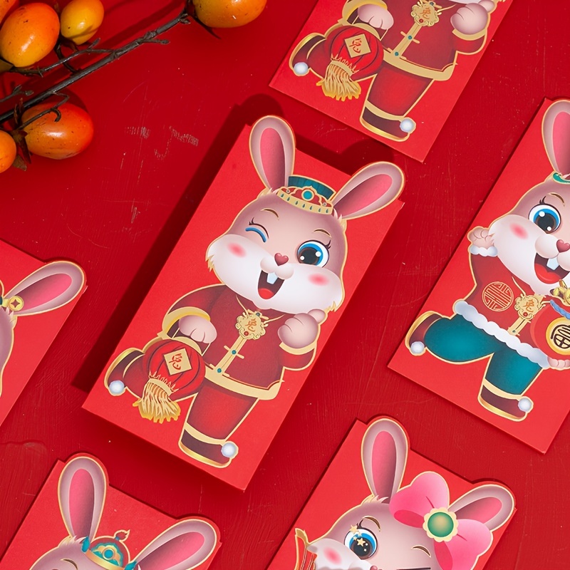 Year of the Rabbit Bronzing Red Packet / Happy Rabbit Year / 10pcs