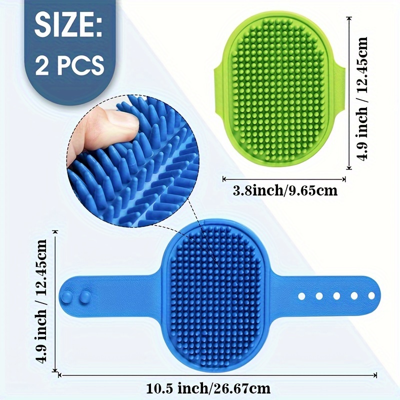 Dog Grooming Brush Pet Shampoo Bath Brush Soothing Massage Temu