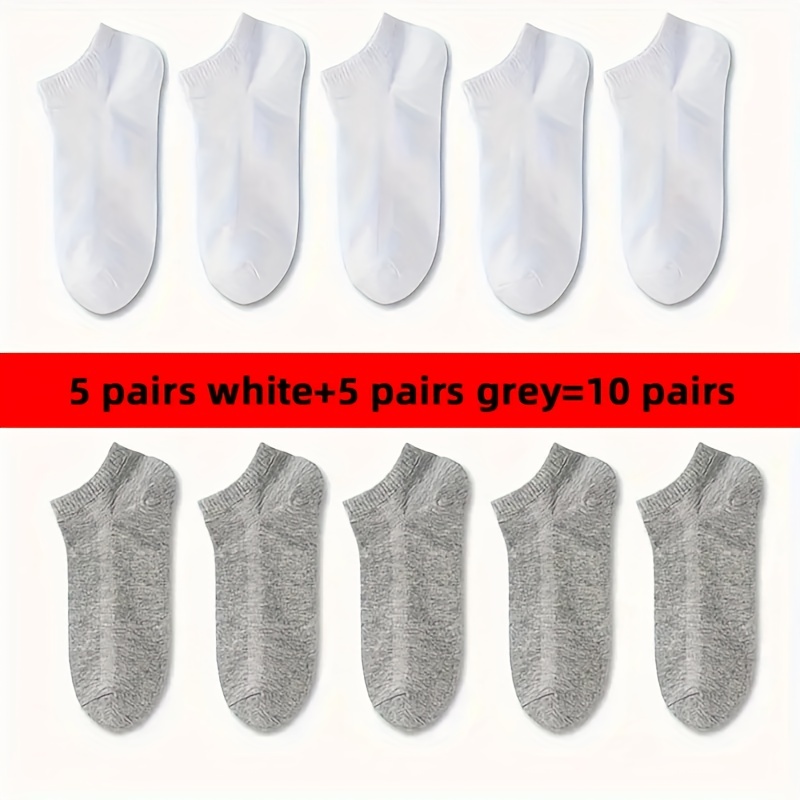 Unisex Comfy Ankle Socks Plain Color Invisible Sock men's - Temu Italy