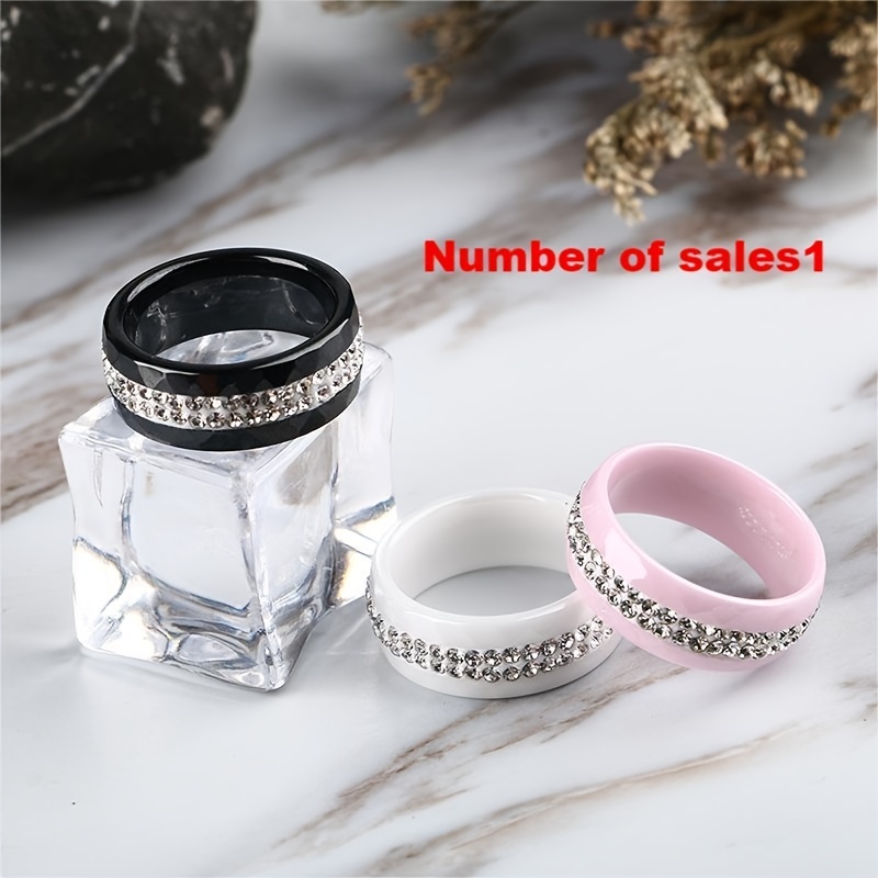 Ceramic hot sale jewelry rings