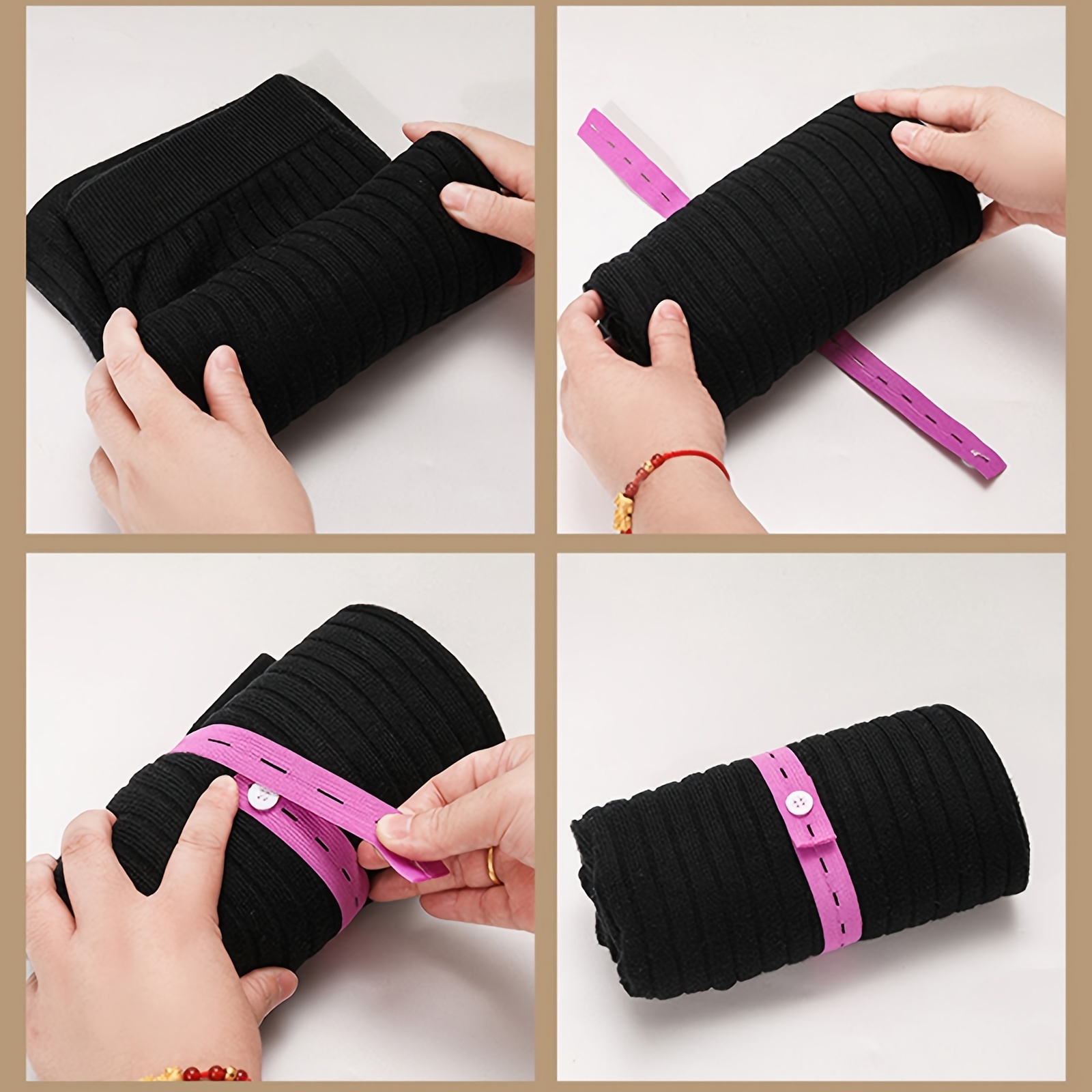 Travel Clothes Organizer Strap - Efficient Luggage Storage Solution For  Business Trips And Vacations - Temu