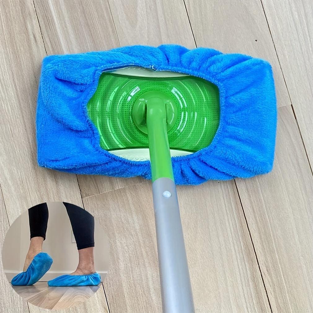Reusable Mop Cloth, Mop Cover, Detachable Washable Mop Cloth, Lazy Shoes  Cover, Broom Cover, Dry Sweeping Cloths & Wet Mopping Cloths For Household  Cleaning, Cleaning Supplies, Cleaning Tool, Back To School Supplies 