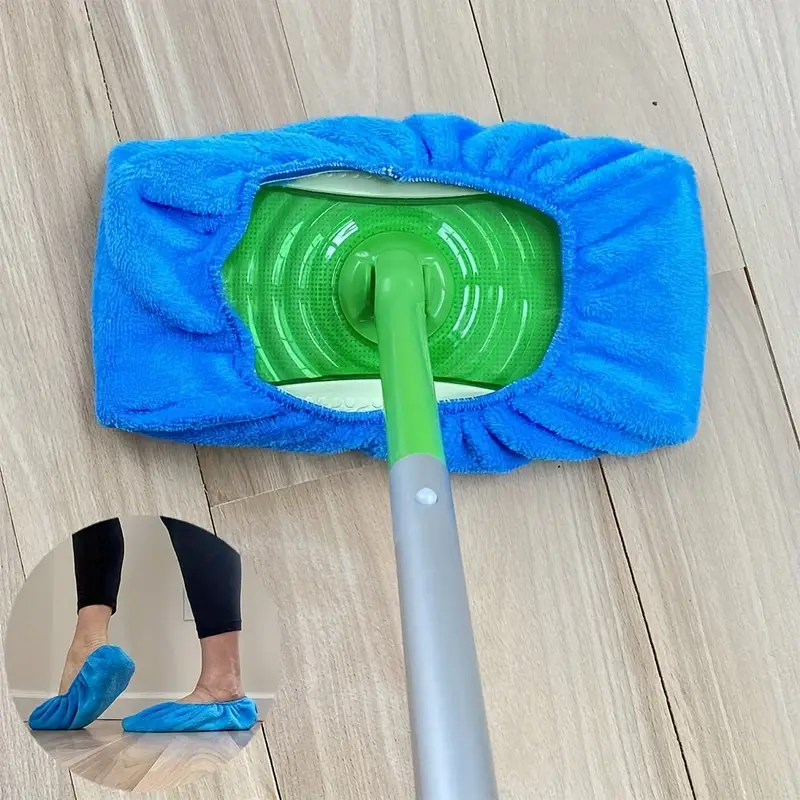Reusable Mop Cloth, Mop Cover, Detachable Washable Mop Cloth, Lazy Shoes  Cover, Broom Cover, Dry Sweeping Cloths & Wet Mopping Cloths For Household  Cleaning, Cleaning Supplies, Cleaning Tool, Back To School Supplies 