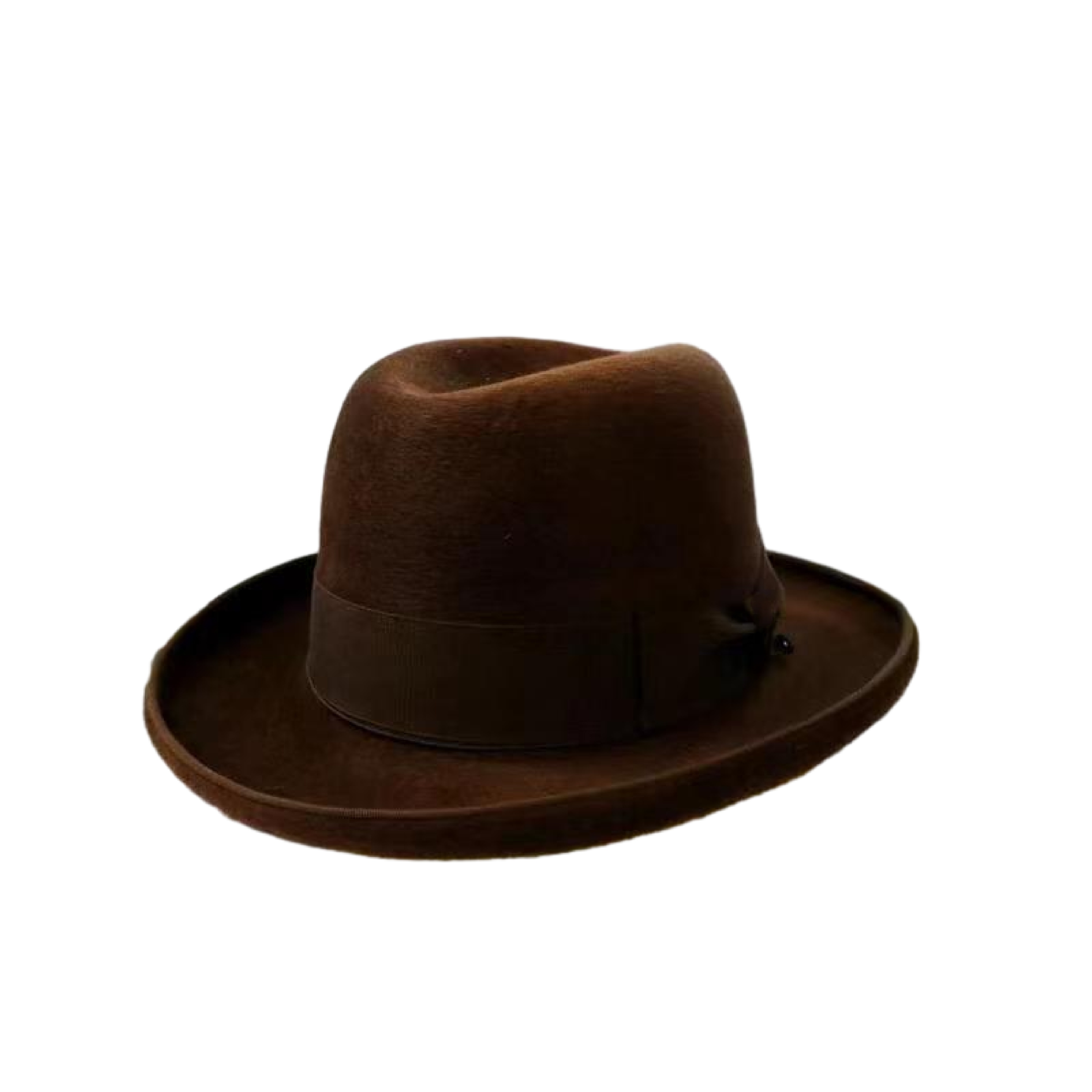 Ribbon Wool Fedoras Hat Elegant Rolled Brim Jazz Felt Hats Classic Breathable Top Hat for Women Men Autumn & Winter,Temu