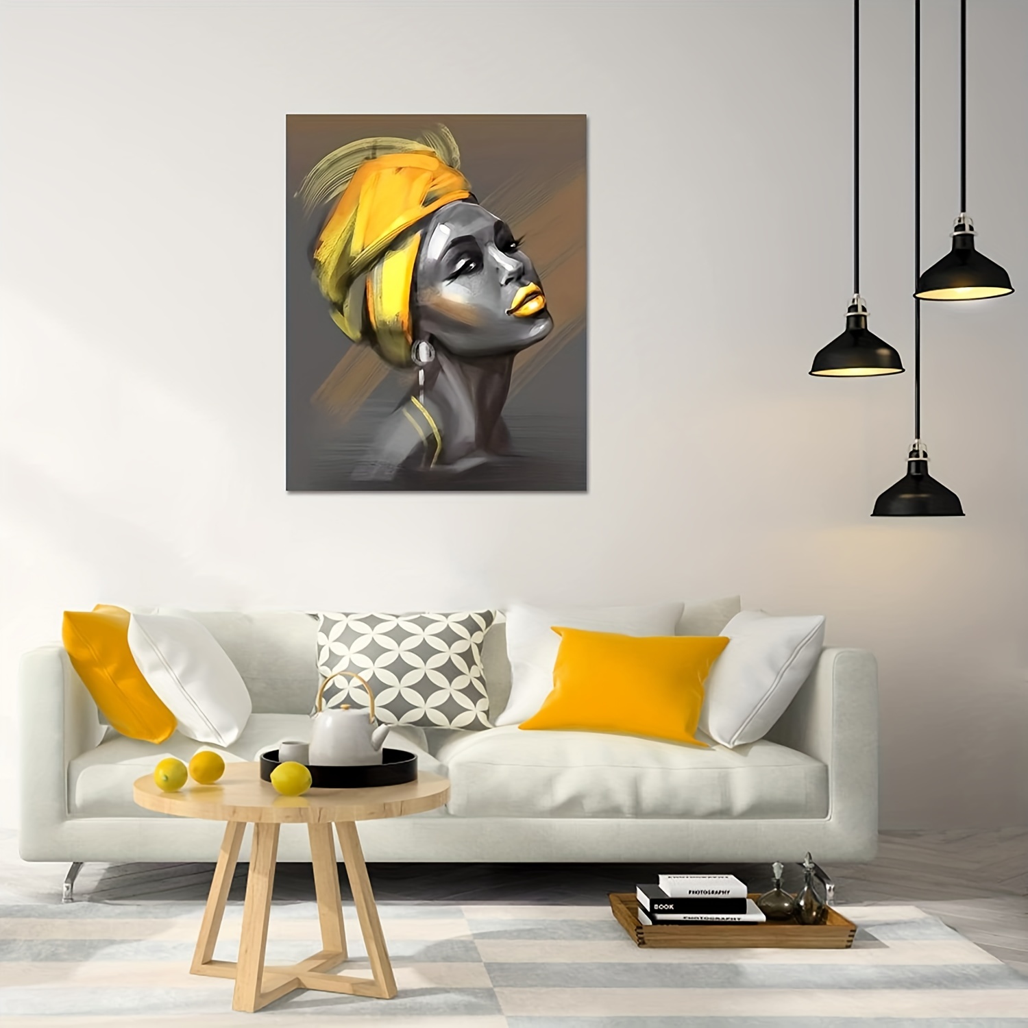 African American Woman Canvas Wall Art Beautiful Black Woman - Temu Canada