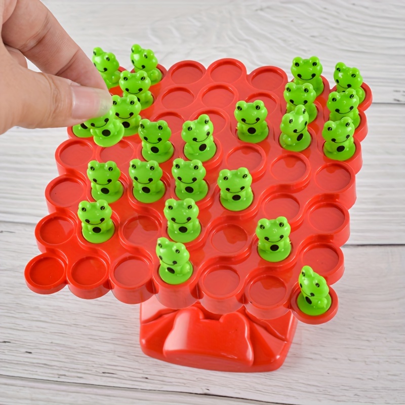 Selecta Toddler World Saltino Frog Catapulte Jeu de Triage Jouet en Bois