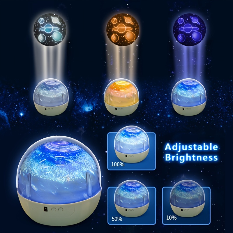 7€34 sur Planet Magic Projecteur Earth Universe LED Lumières Colorées  Etoiles Rotantes Enfants Bébé Cadeaux De Noël - Veilleuses - Achat & prix