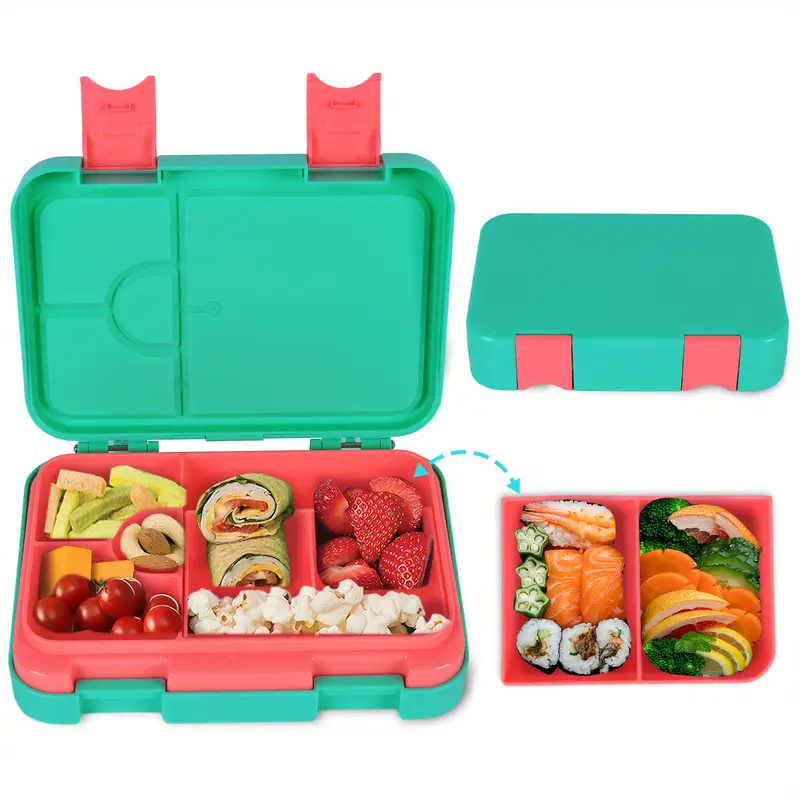 Stackable Bento Lunch Box For Kids Adults Bpa free Stainless - Temu