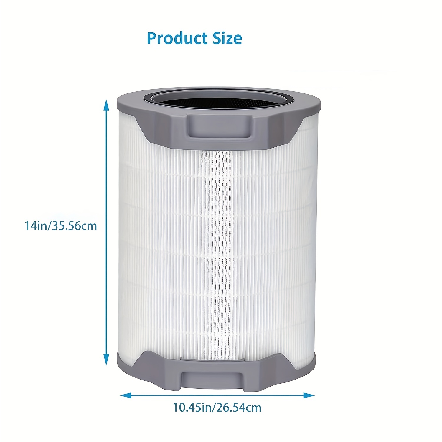 2 Pack Replacement Filter HEPA for LEVOIT Air Purifier LV-H132-RF, 3-In-1  H13