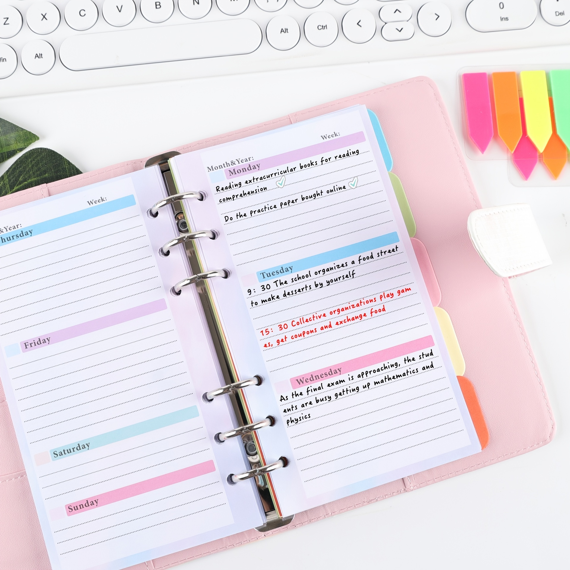 6 Hole Loose Leaf Booklet Core Accessory Package