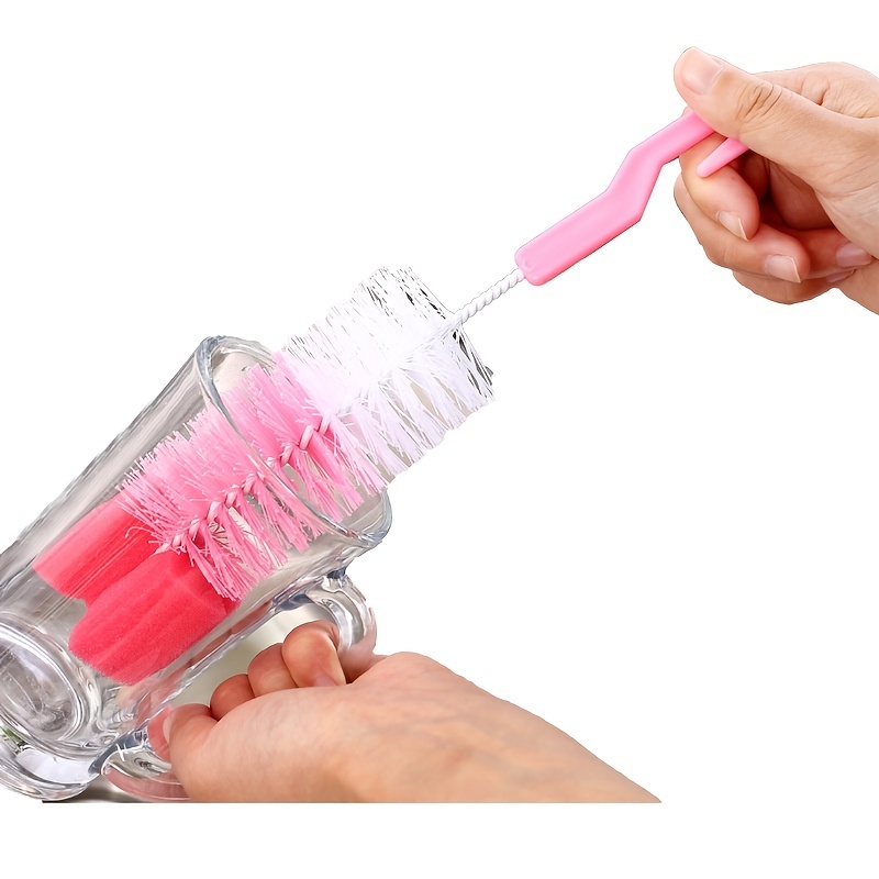 Cup Brush, Baby Bottle Brush Cleaner Spout Cup Glass Teapot Washing  Cleaning Tool - Temu