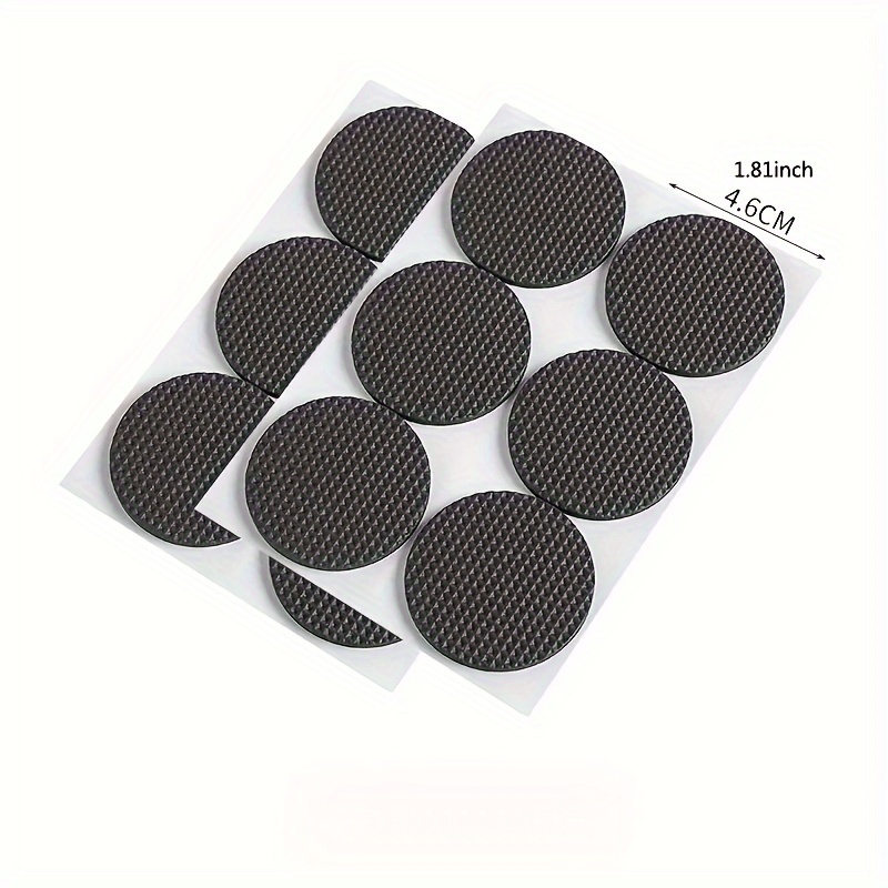 Non Slip Furniture Pads 20 Pieces 2 Anti Skid Furniture Pads Stopper Self Adhesive Square Round Rubber Pads Wood Floor Protector for Furniture