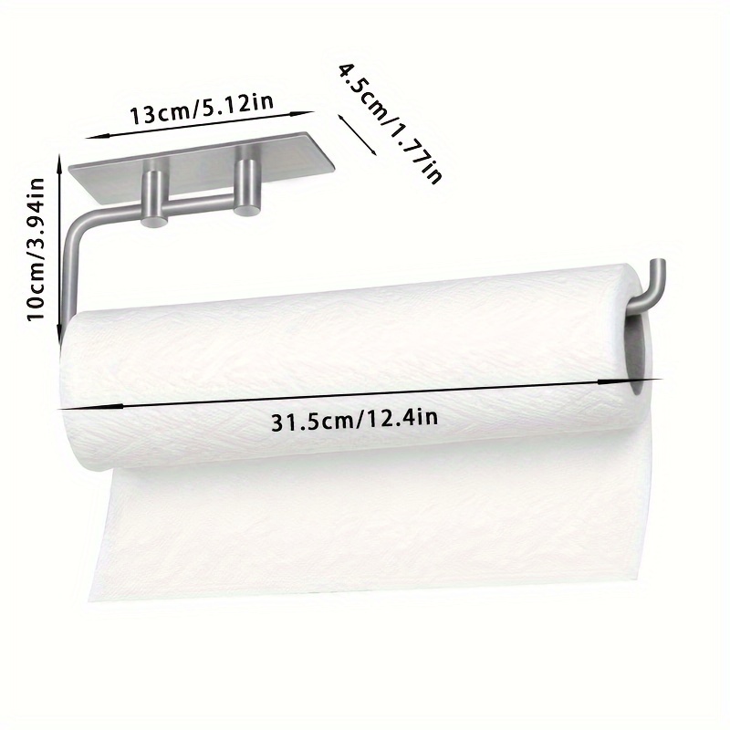 1pc Toilet Paper Holder Stainless Steel Modern Tissue Roll - Temu