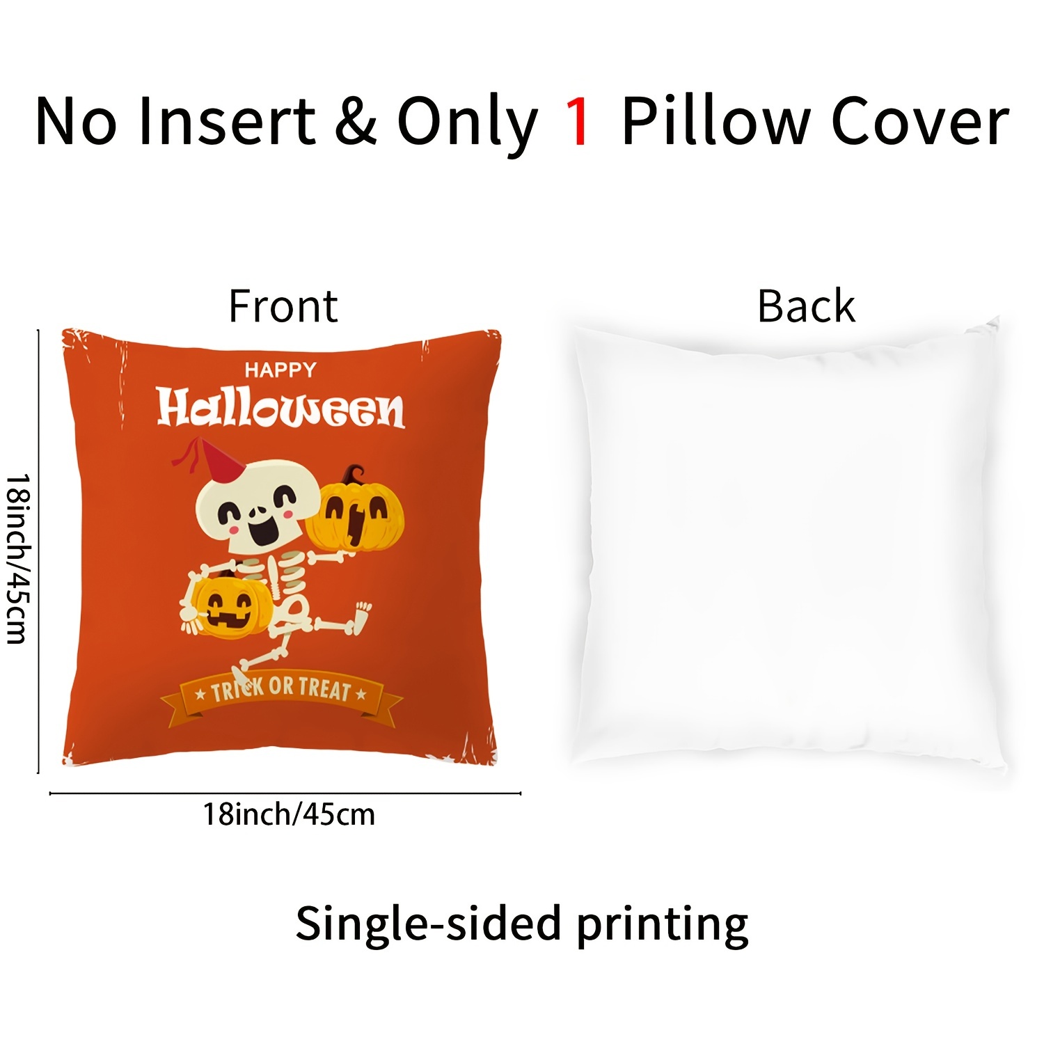 Happy Halloween Double Sided Outdoor Pillow