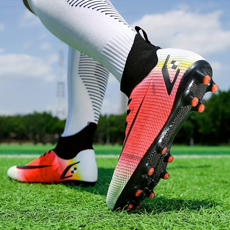 Botas Fútbol Césped Artificial Hombres Mujeres Geometría - Temu
