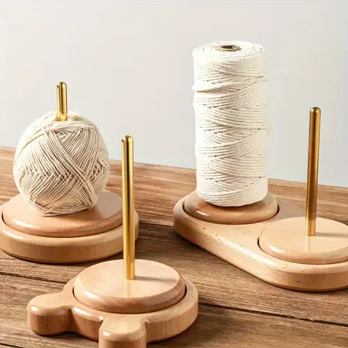 Wooden Roll Thread Holder Wooden Yarn Holder Shelf - Temu