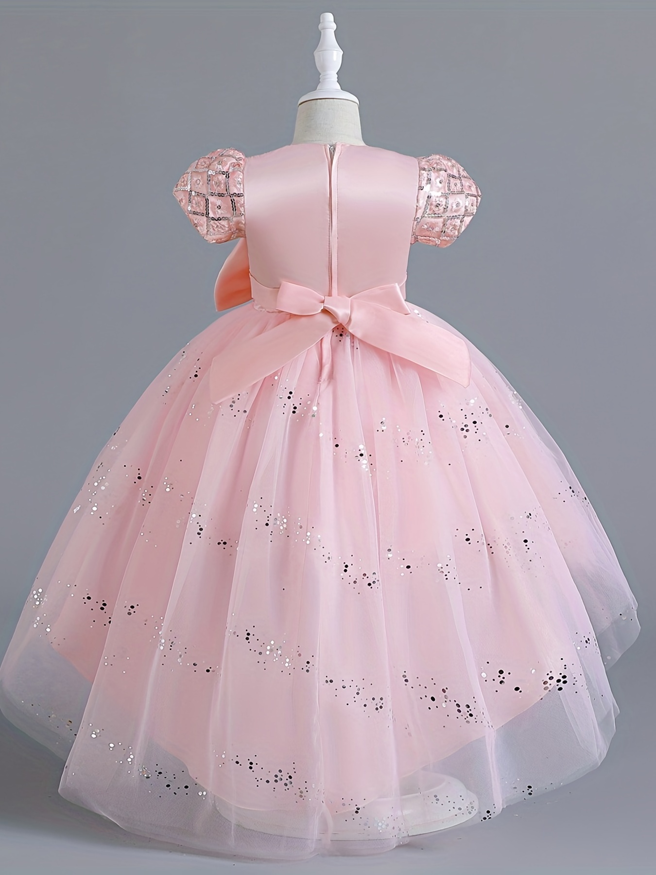 Vestidos De Princesa De Tul Con Lentejuela Para Niñas - Temu