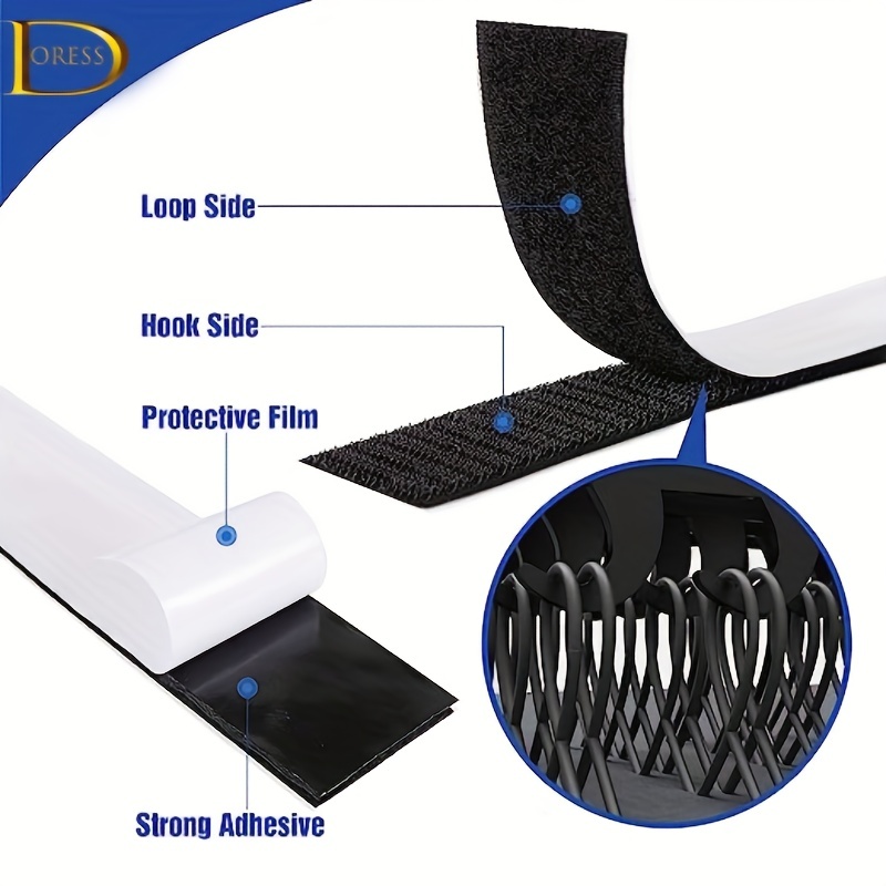 Doress Self Adhesive Strips, Heavy Duty Strong Back Sticky