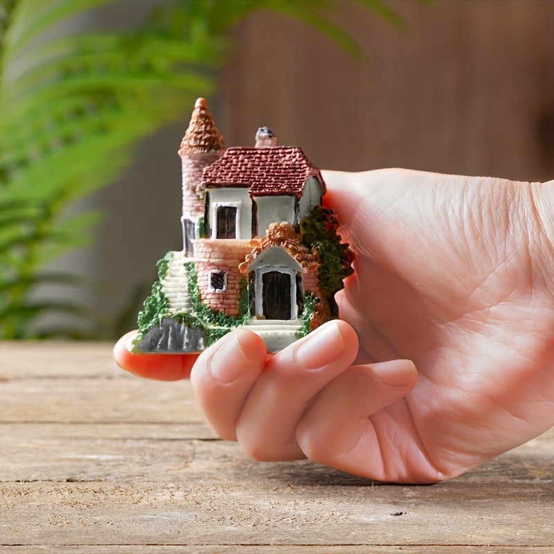 Fairy Garden Miniature Dog House, Dollhouse Dog House, Fairy