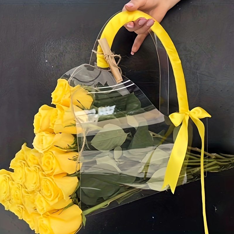 Flower Bouquet Gift Bag - Temu