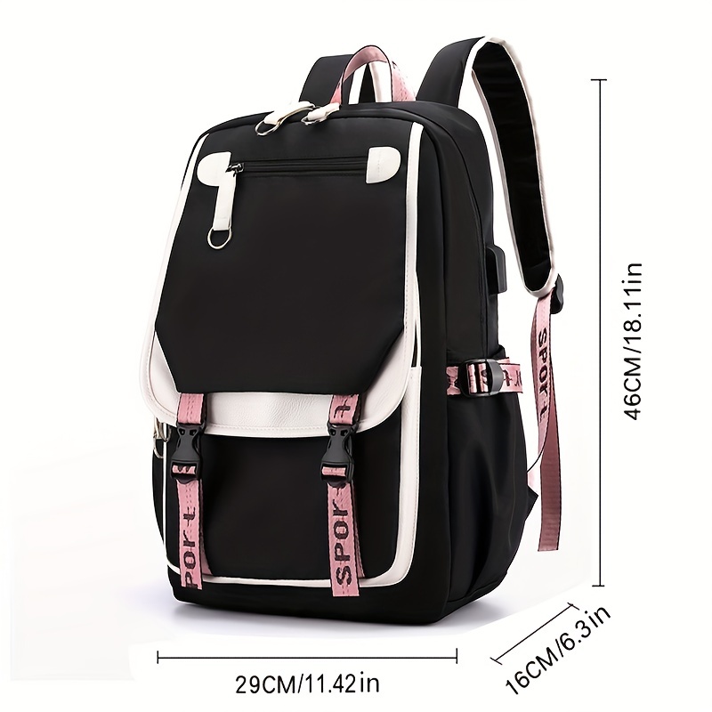 Star Angel Anime Luminous Backpack School Backpack With Usb