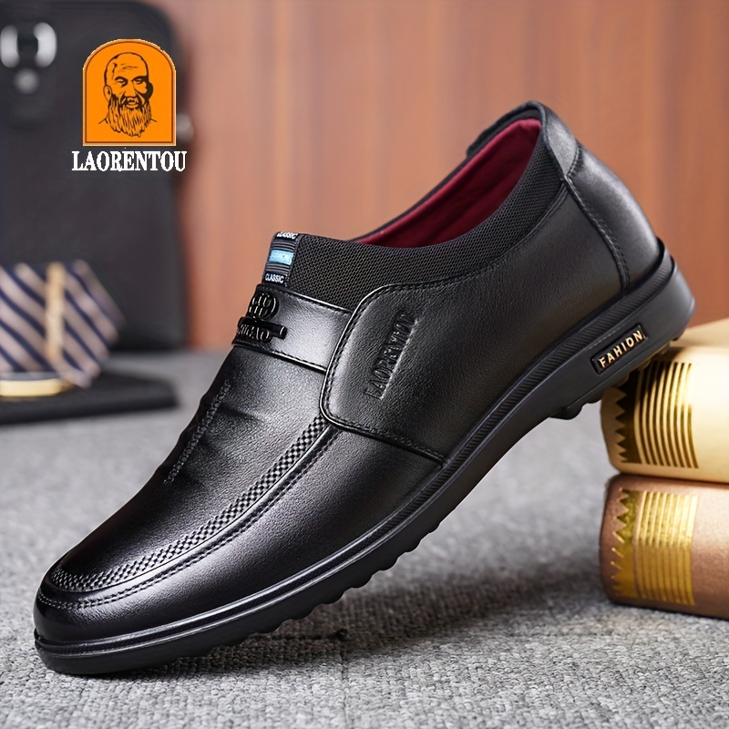 LAORENTOU Zapatos De Mocasín De Cuero Premium Para Hombres, Zapatos Casuales  Ligeros Antideslizantes, Primavera Y Verano - Temu