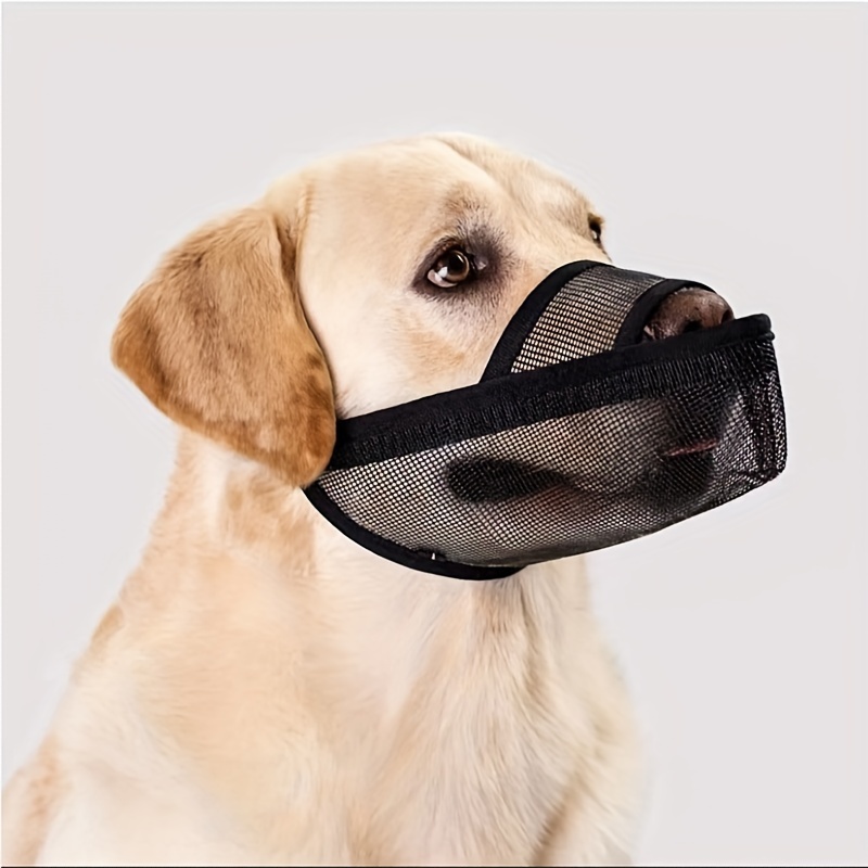 Breathable Nylon Dog Muzzle Soft Adjustable Dog Mouth Cover - Temu