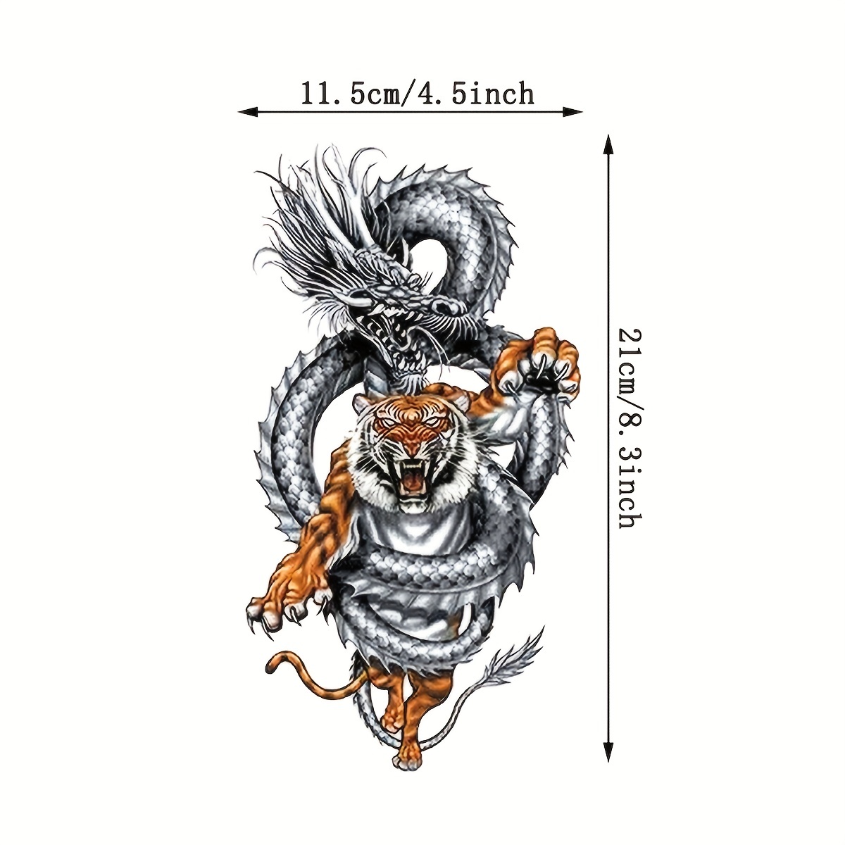 japanese tiger and dragon tattoo designs