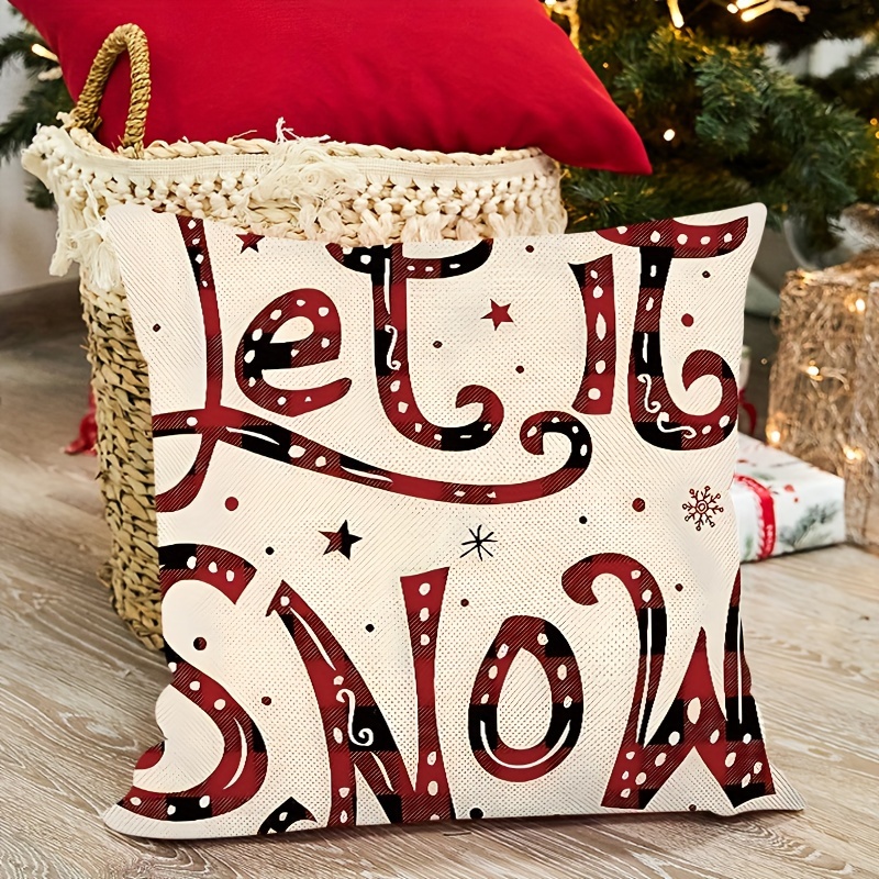 Christmas Pillow Covers 17.7x17.7 For Christmas Decorations - Temu