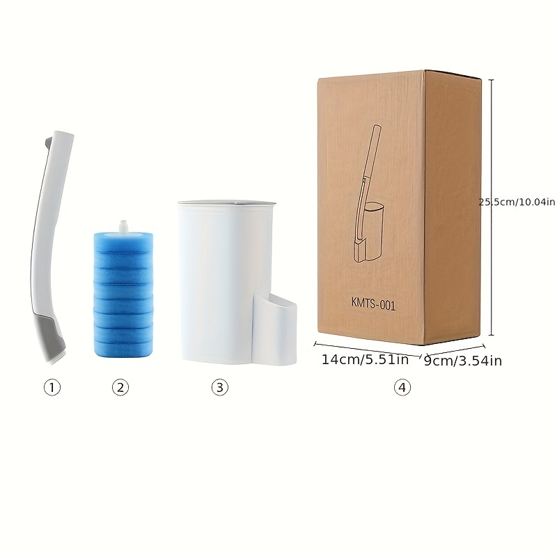 Disposable Toilet Brush Set/ Only 16 Disposable Toilet Brush Heads