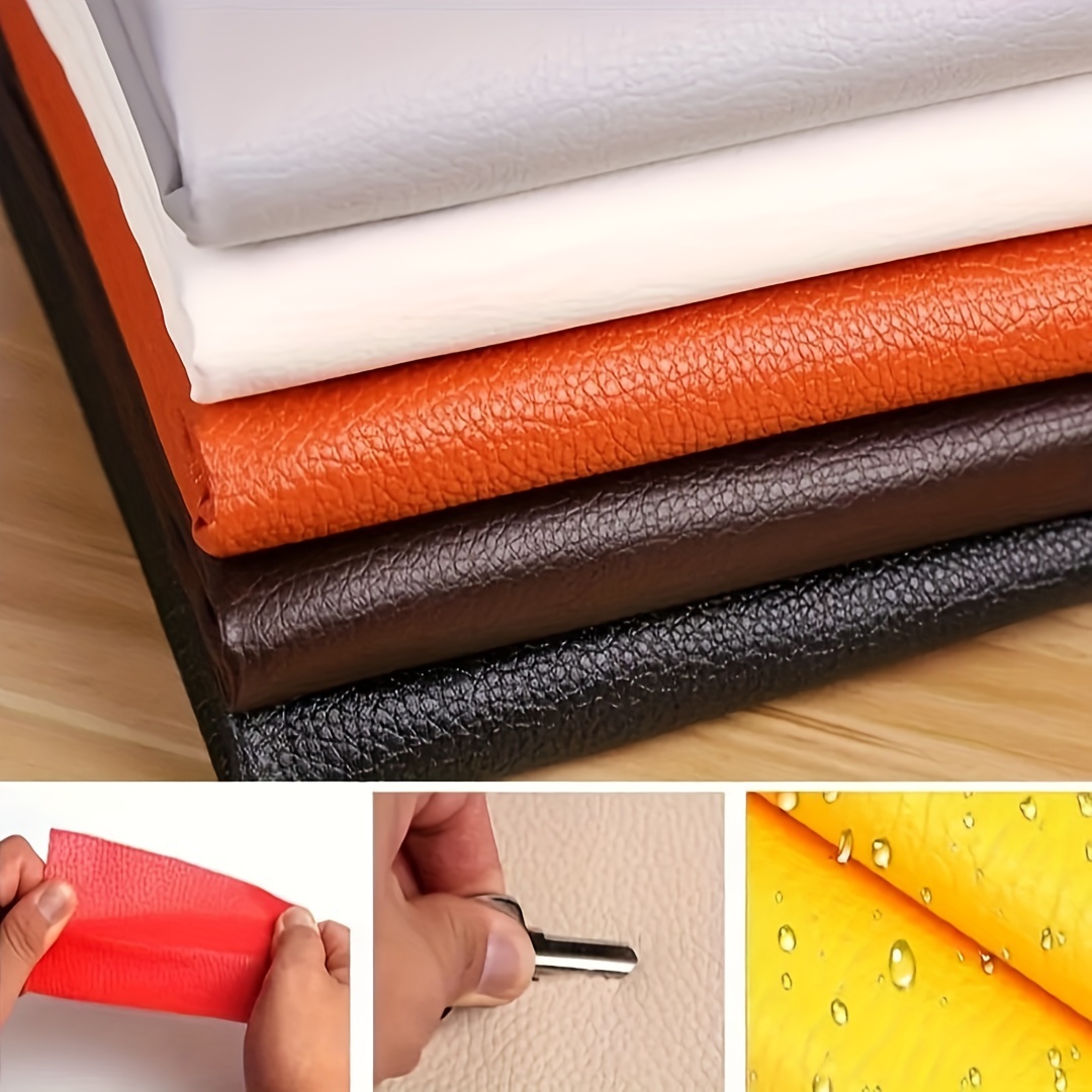1pc Self Adhesive Faux Leather Repair Subsidy Sofa Renovation Soft Bag  Artificial Leather Material Leather Repair Patch