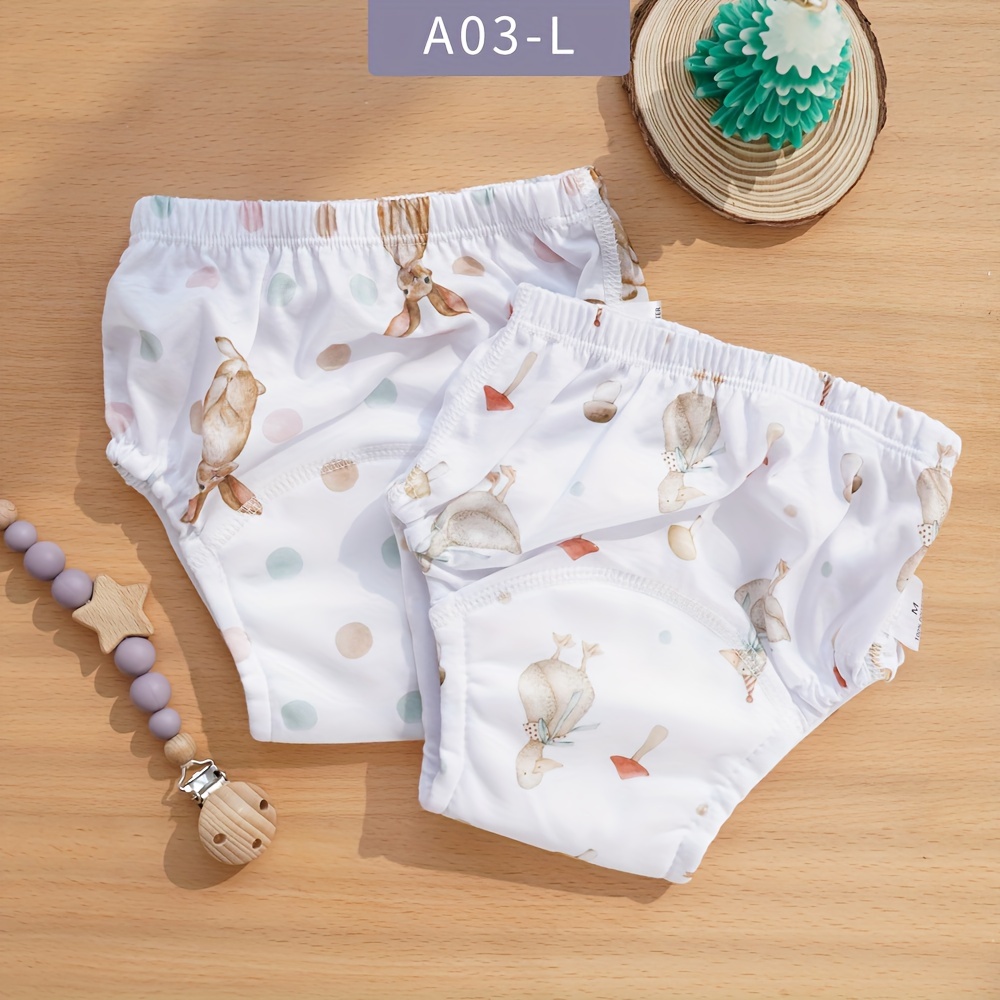 Reusable Washable Potty Underwear Cute Print Soft Training - Temu