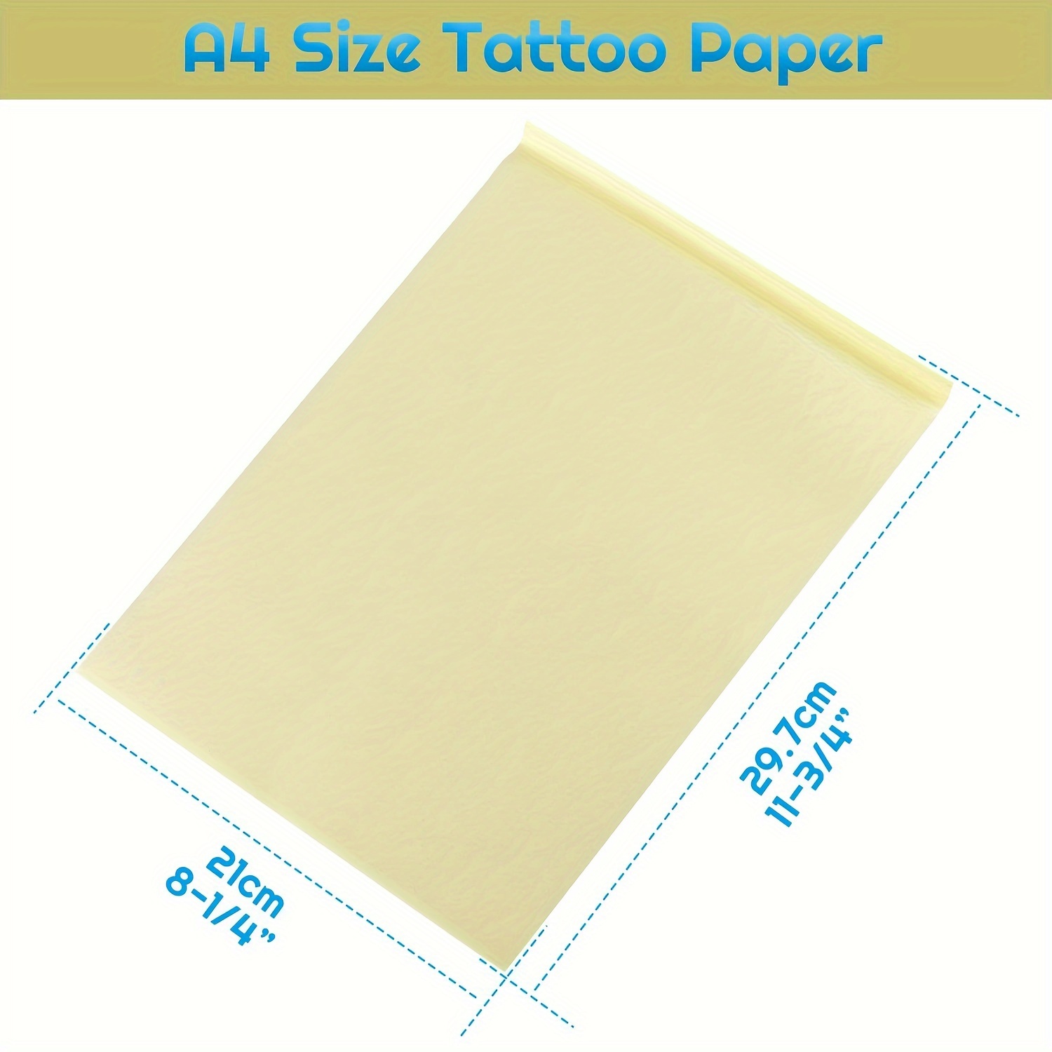 Tattoo Transfer Paper, Tattoo Stencil Transfer Paper For Tattooing, Thermal  Stencil Carbon Copier Paper Compatible With Tattoo Supply