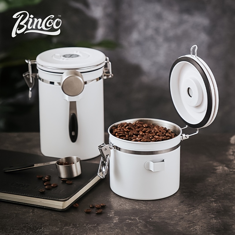 bincoo Recipiente Sellado Café En Polvo/grano. Almacenador - Temu