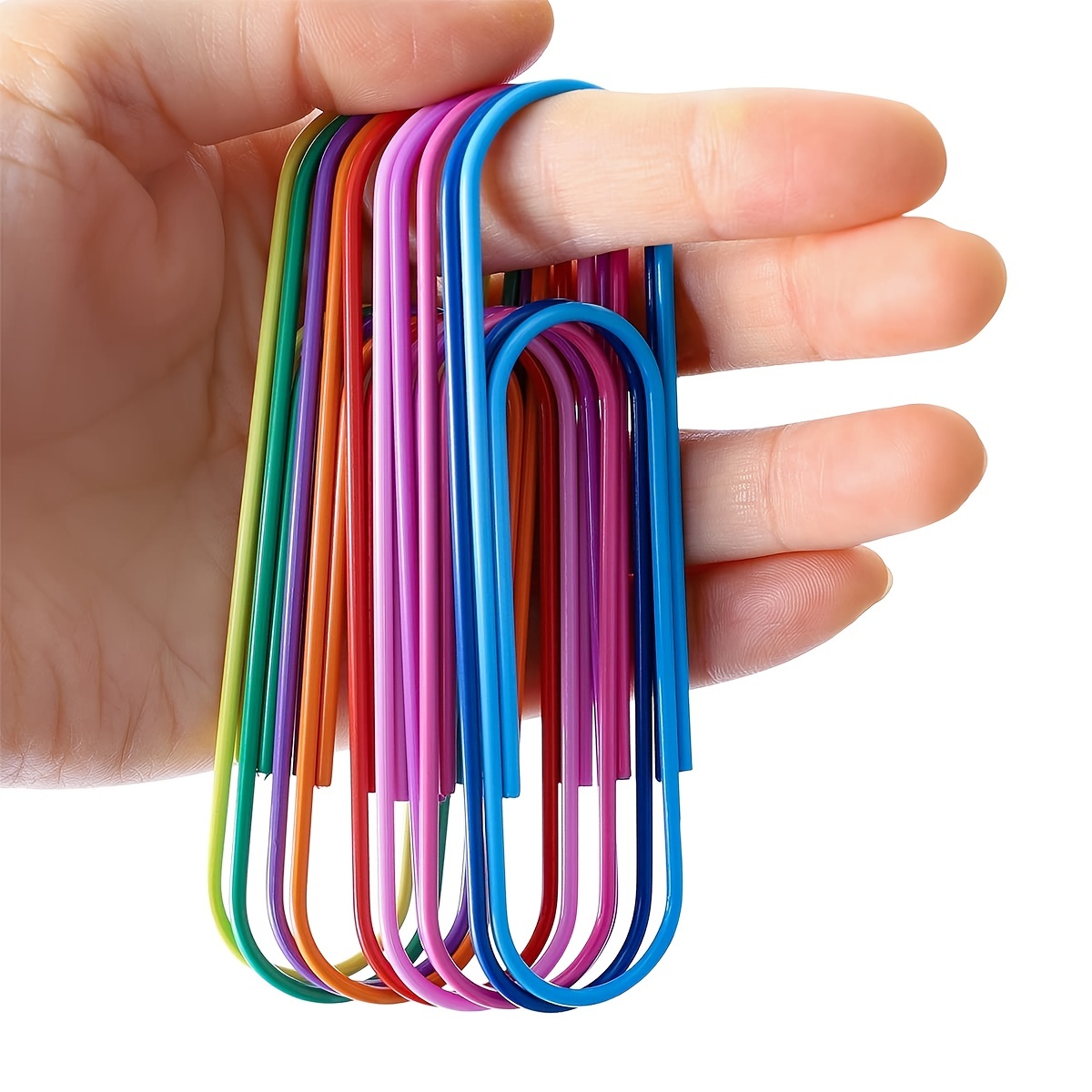 50 Pack Large Jumbo 4 Inches Long Paper Clips - 100mm Office Supply Paper  Clip - Cute Paper Needle - Heavy Duty Bookmark(Black)