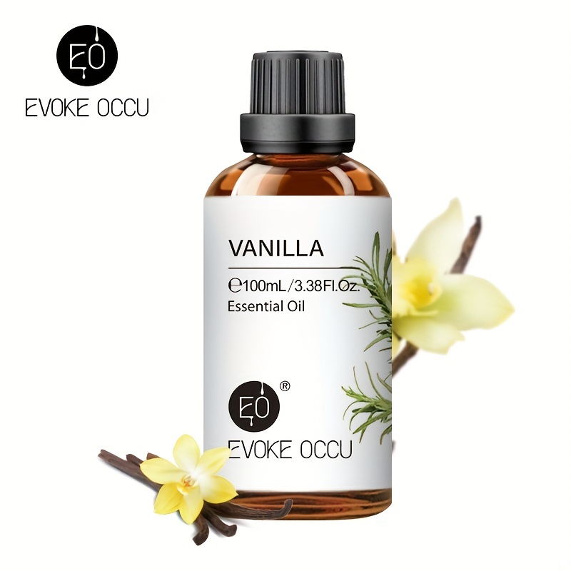 EVOKE OCCU Vanilla Essential Oil 4 Fl Oz, Pure Vanilla Oil for Skin,  Diffuser, Aromatherapy - 118ml