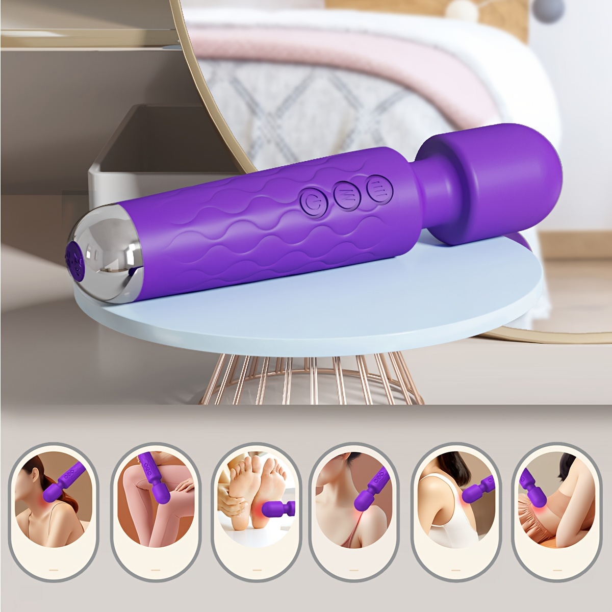  Heated Vibration Massage Bra, Adjustable 3 Speed Modes USB  Rechargeable Enhancement Massager Shaping Beautiful Chest For Improve  Health : Health & Household