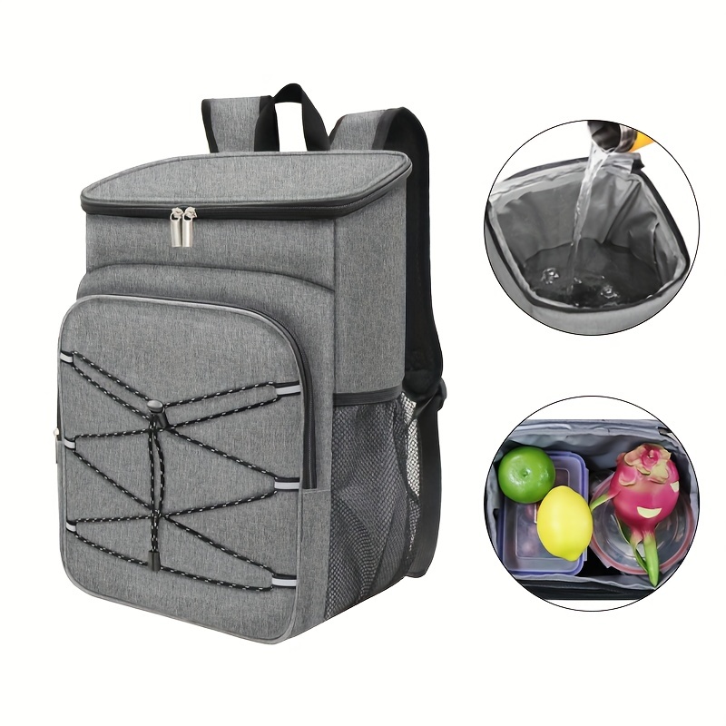Large Capacity Insulated Backpack for School and Outdoor Use