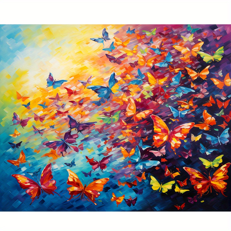 Colorful Butterfly Diamond Painting Kit