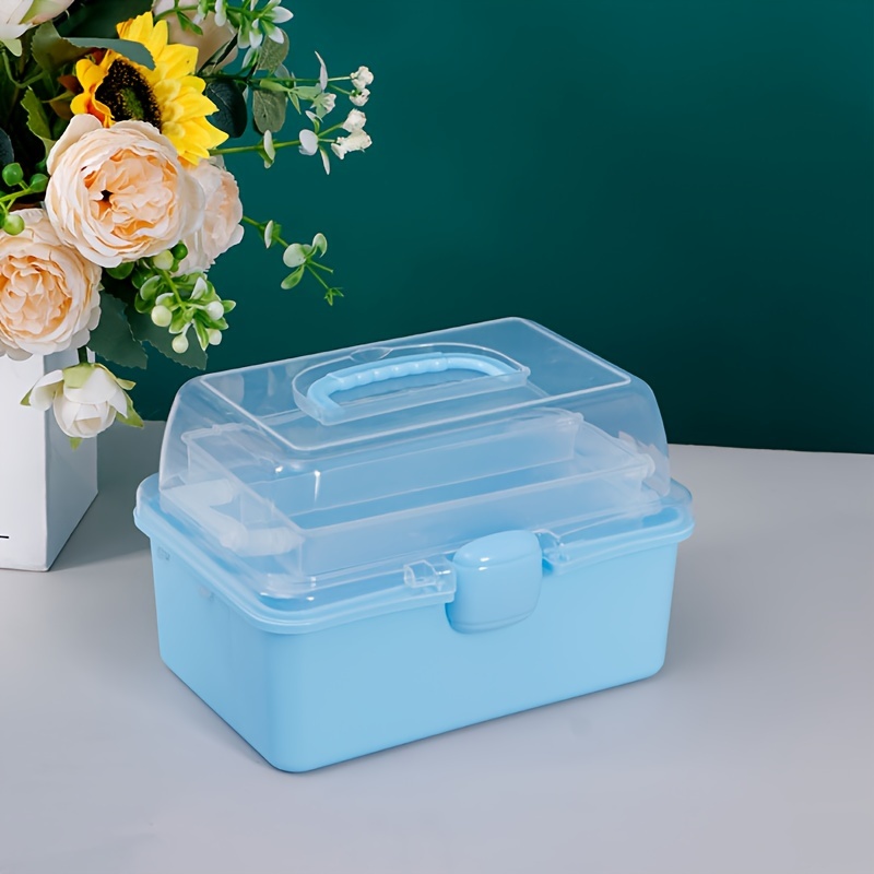 Craft Tool Box 3 Layer Storage Box Art Craft Box Tackle Box