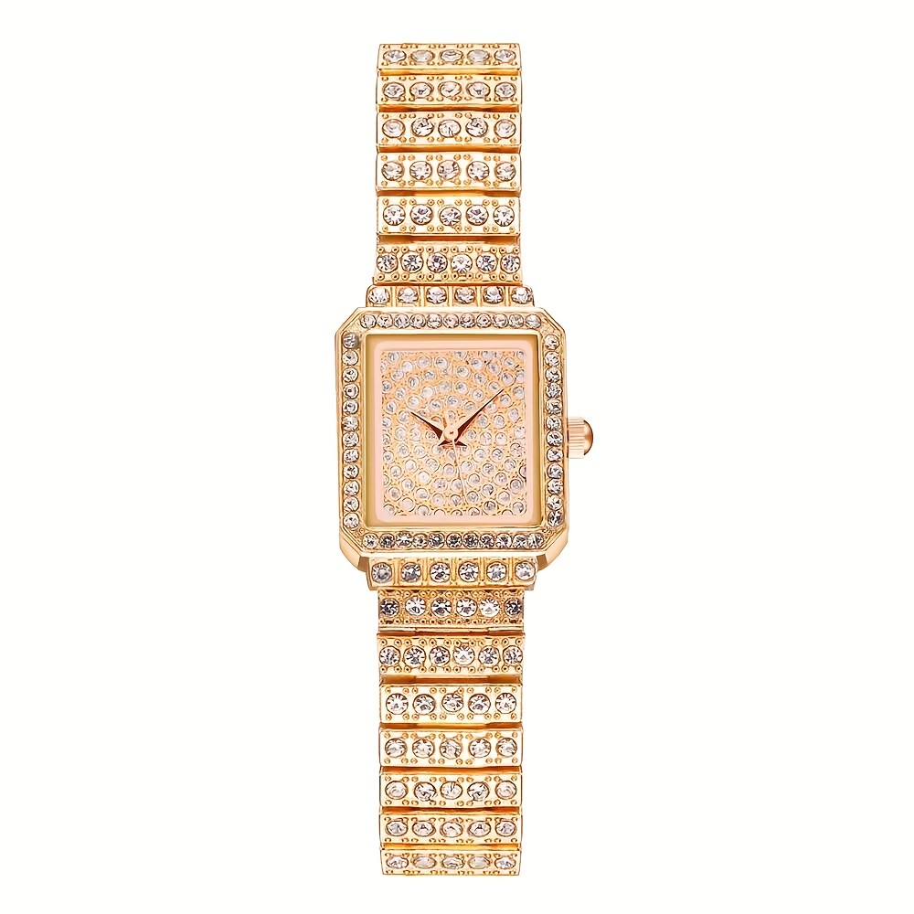  Ladies Dress Watch Luxury Quartz Small Face Diamond
