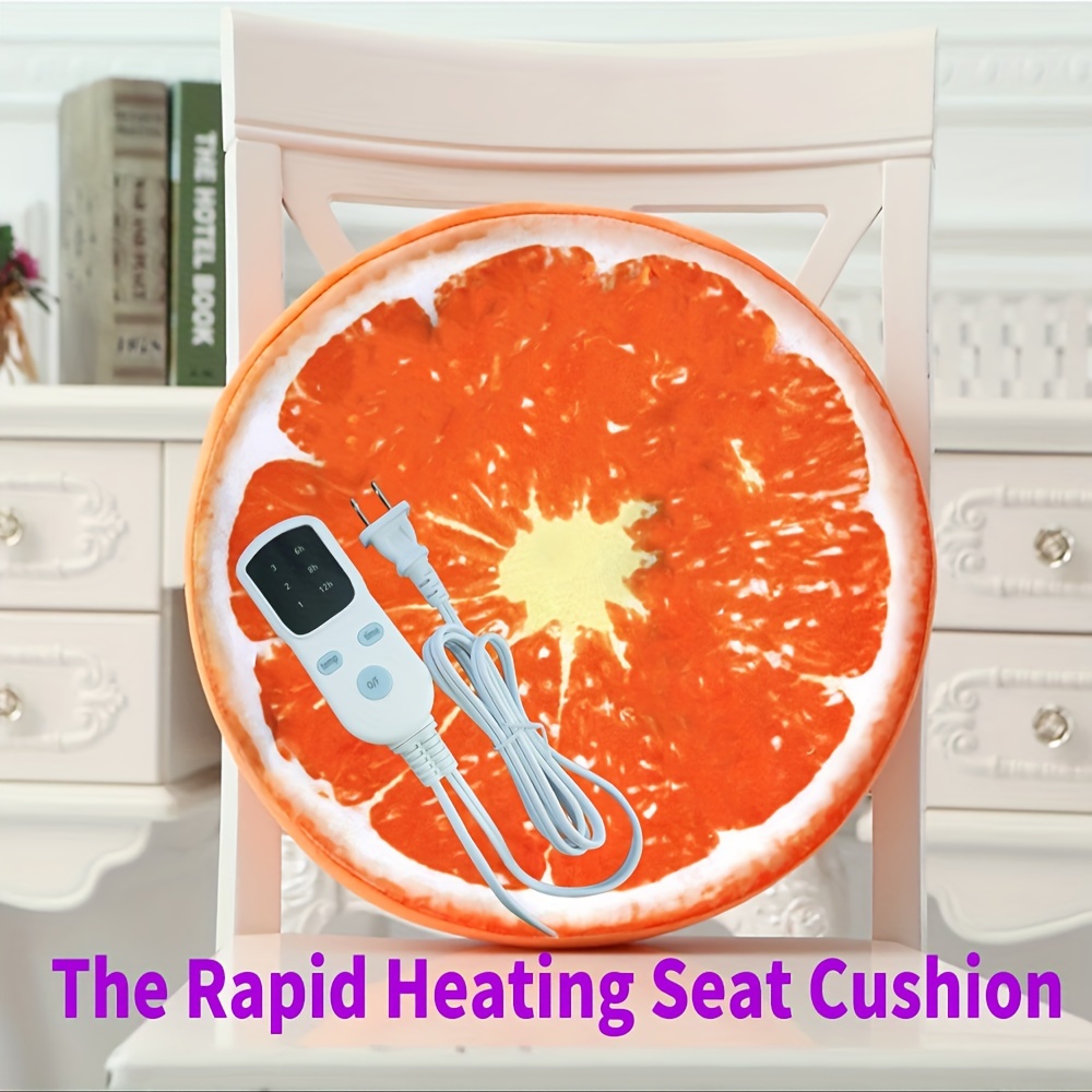 WOOLALA Heated Seat Cushion for Office Chair Home, Heating Pad Therapy Heat  Mat for Back Lumbar Hip Thigh with 2 Adjustable Levels