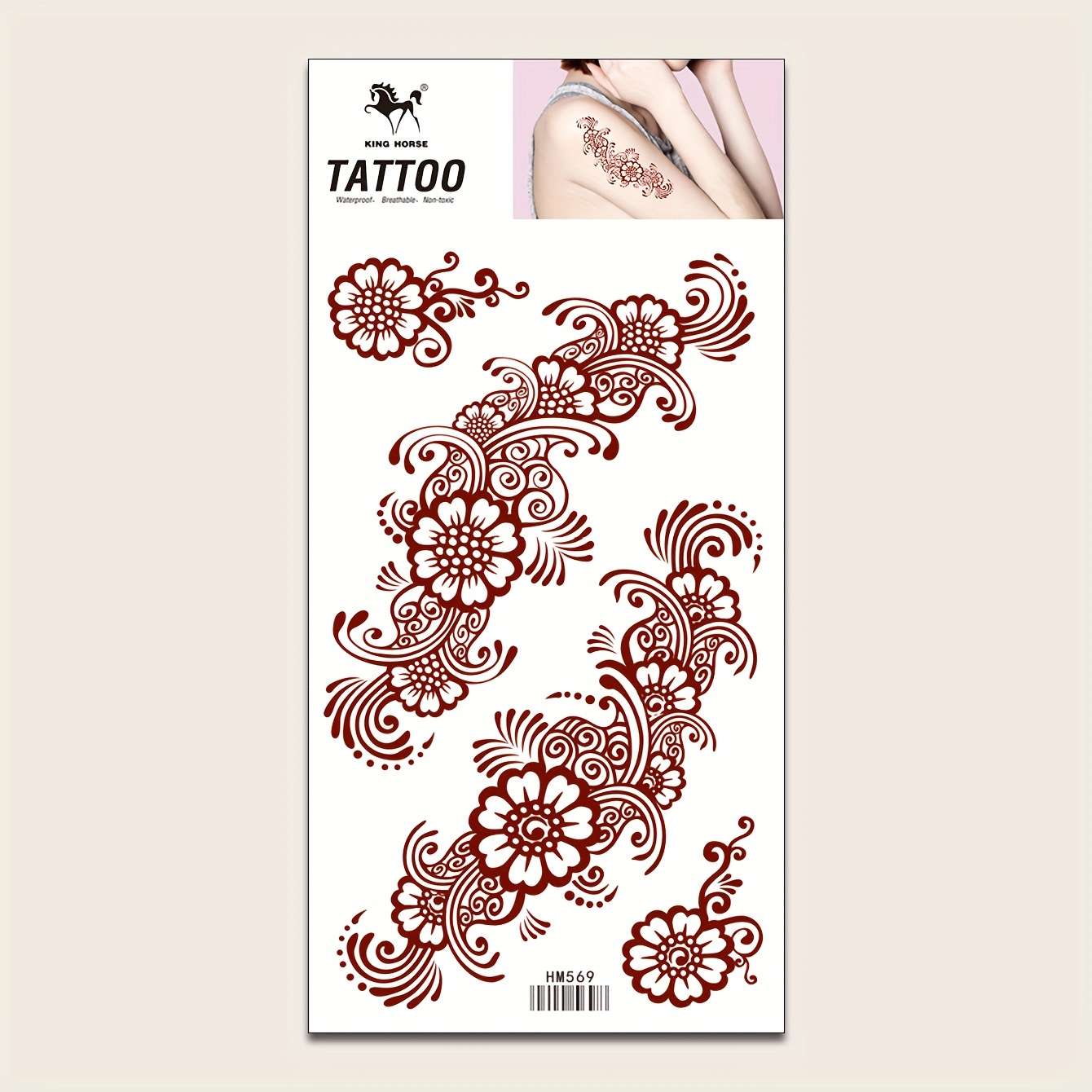 

Long-lasting Waterproof 1 Pc Tattoo Sticker Suitable For Party Daily