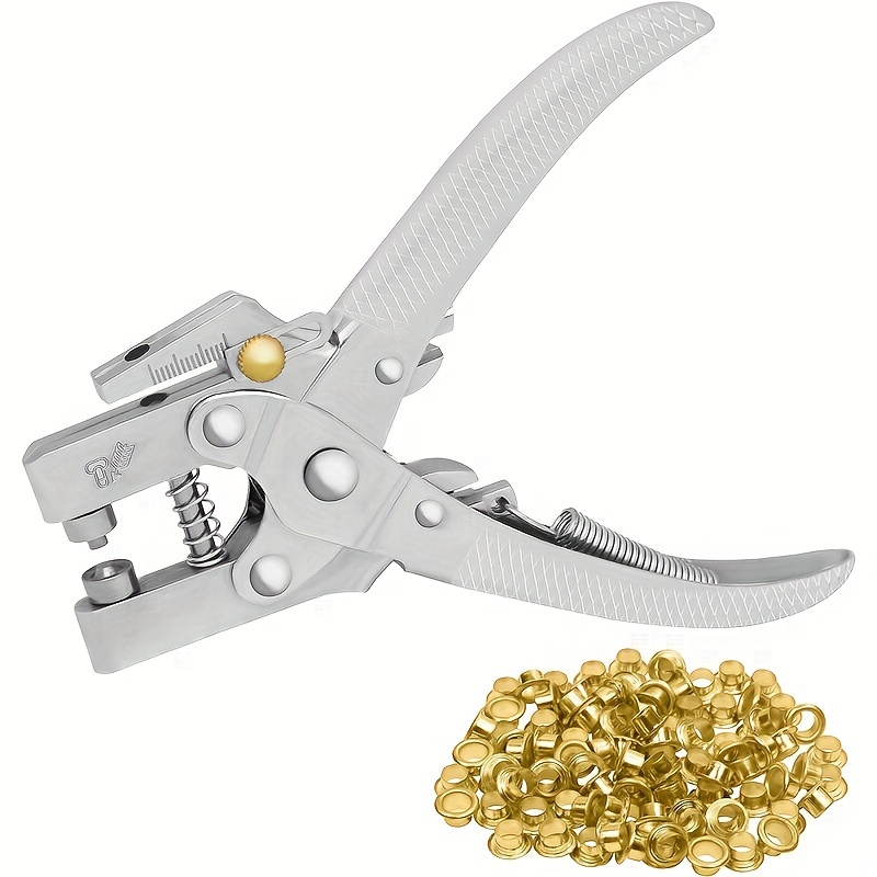 Single Hole Puncher Metal 3mm/6mm Pore Diameter Punch Pliers Scrapbooking Punches  1-8 Pages Paper Hole Puncher