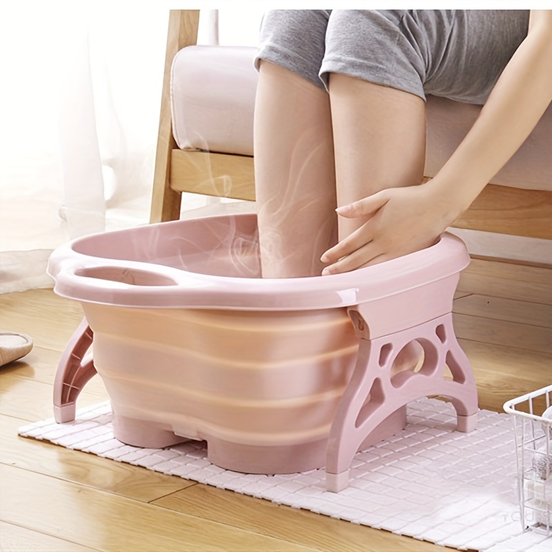 1pc Multifunctional Nordic Style Handheld Bath Basket For Bathroom