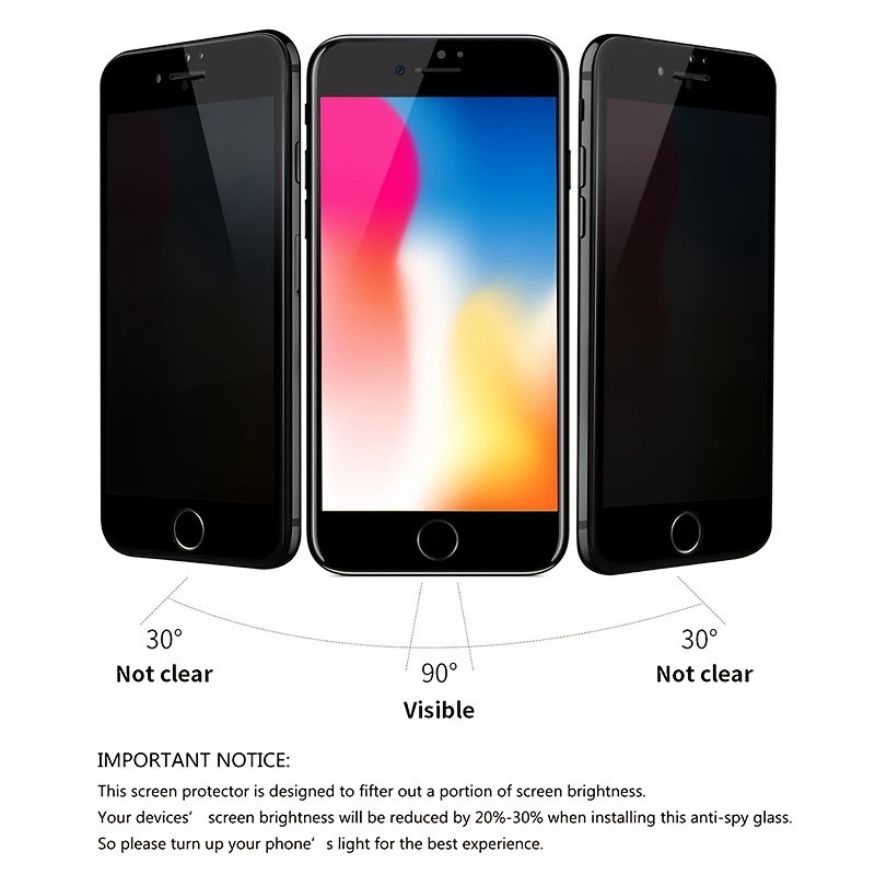 Protector Cristal Templado Negro para iPhone X/XS