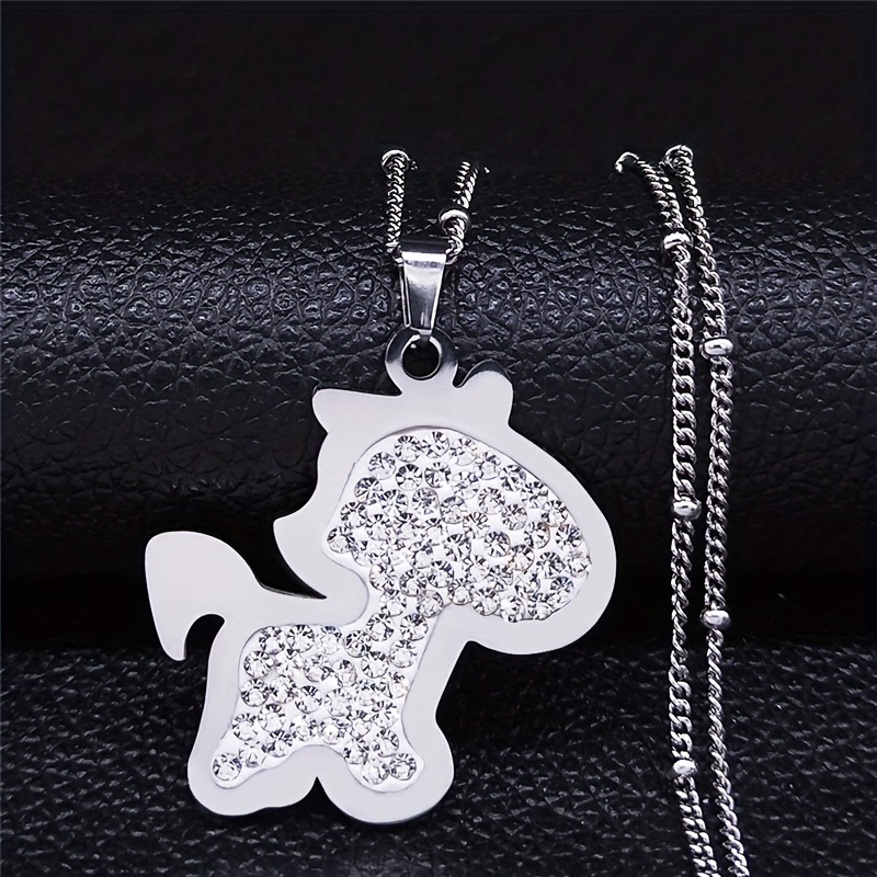 Stainless Steel Synthetic Crystal Chain For - Temu
