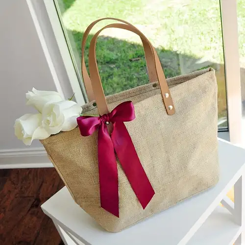 Straw Woven Large Capacity Tote Bag, Fabric Lightweight Fashion Shoulder Bag,  Exquisite Summer Beach Handbag - Temu